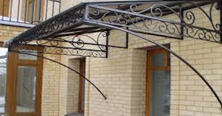 Кованные навесы к дому в Рязани по доступной цене | НавесыРзн от 2095 рублей